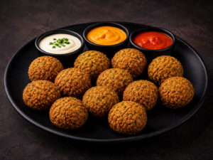 Raciónes de falafel