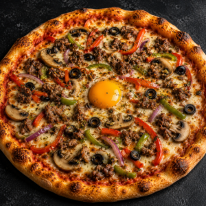 pizza de la casa arriaga